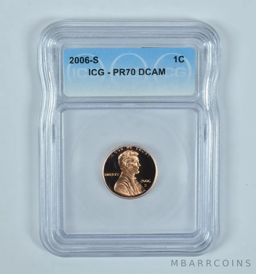 2006-S Lincoln Memorial Cent PR70 DCAM ICG