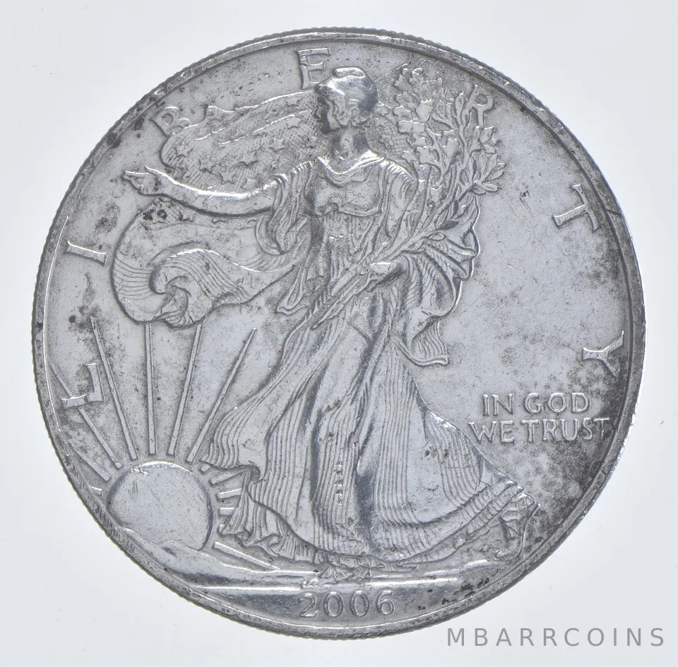 Better Date 2006 American Silver Eagle 1 Troy Oz .999 Fine Silver *405