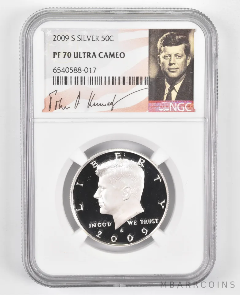 2009-S Kennedy Half Dollar Silver PF70 UCam - NGC Special Lbl