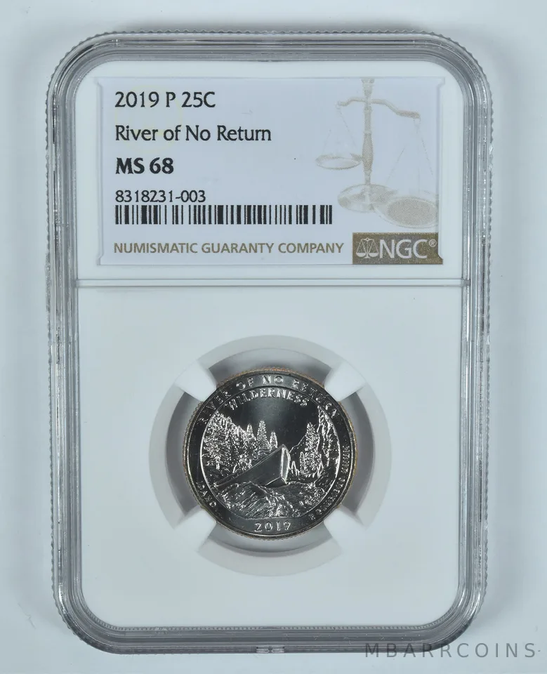 2019-P Washington Quarter River Of No Return ATB MS68 NGC