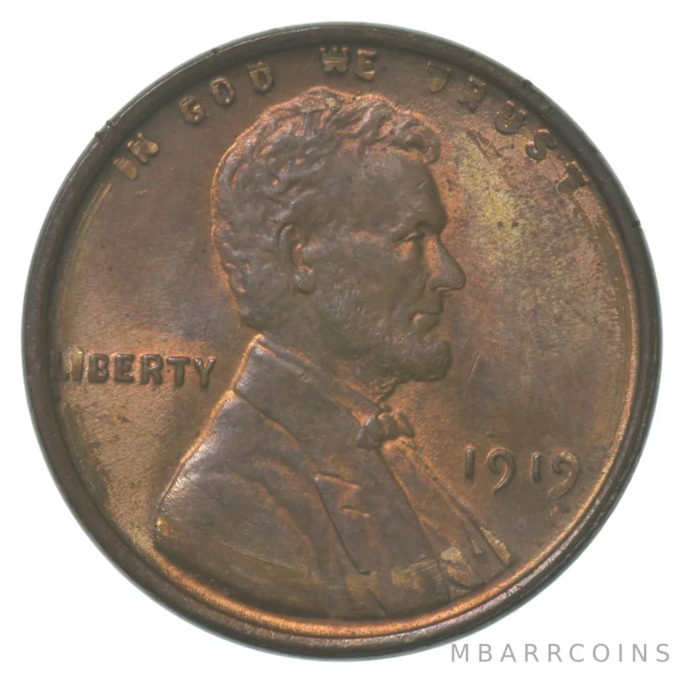 1919 Lincoln Wheat Cent *8433