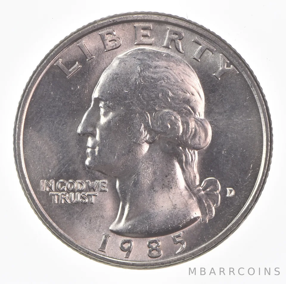 1985-D Washington Quarter Clad Unc