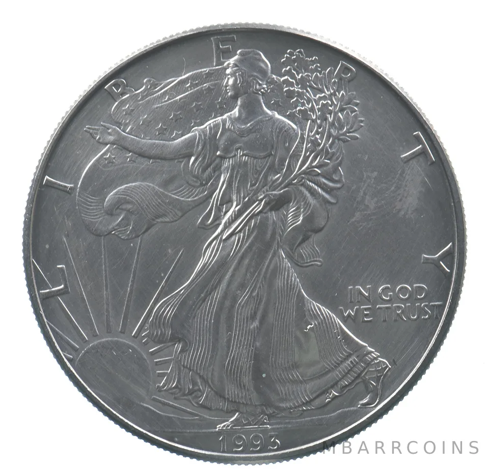 Better Date 1993 American Silver Eagle 1 Troy Oz .999 Fine Silver *532