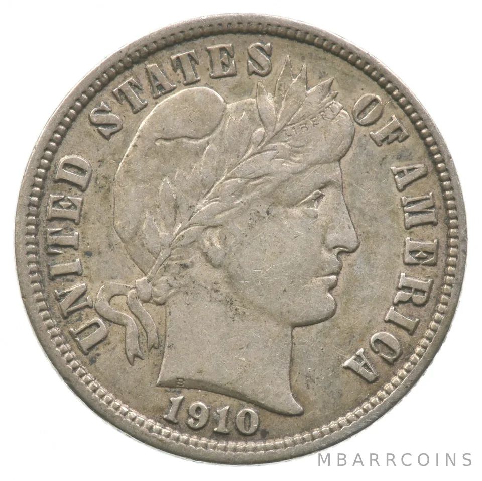 1910 Barber Dime a8225