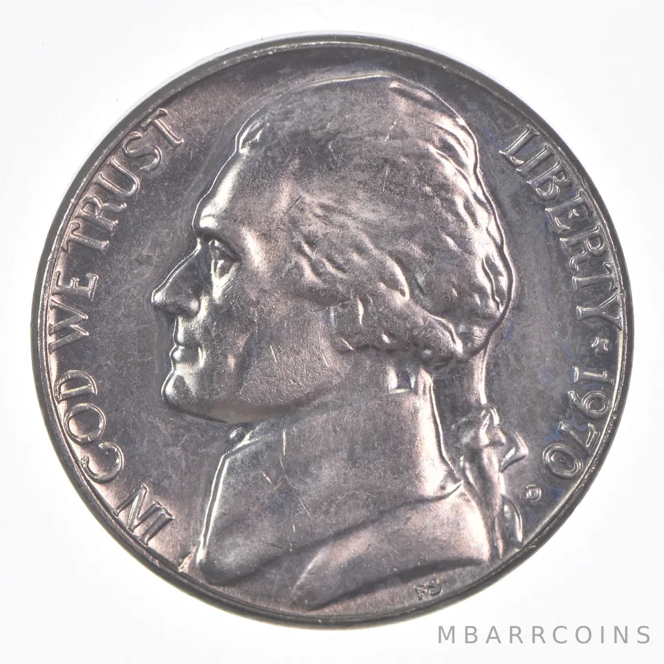 1970-D Jefferson Nickel Unc