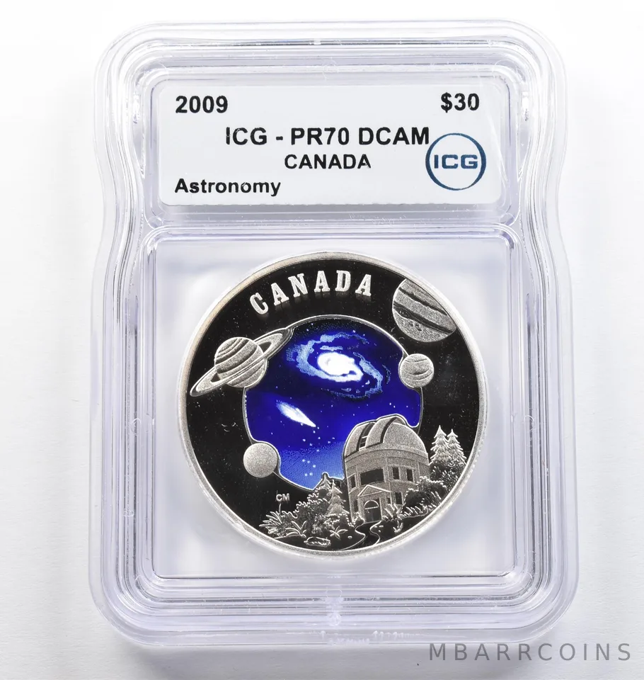 2009 Canada 30 Dollars Astronomy PR70 DCAM ICG *9400