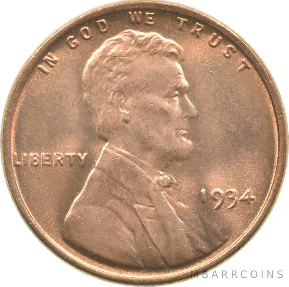 1934 Lincoln Wheat Cent a3660