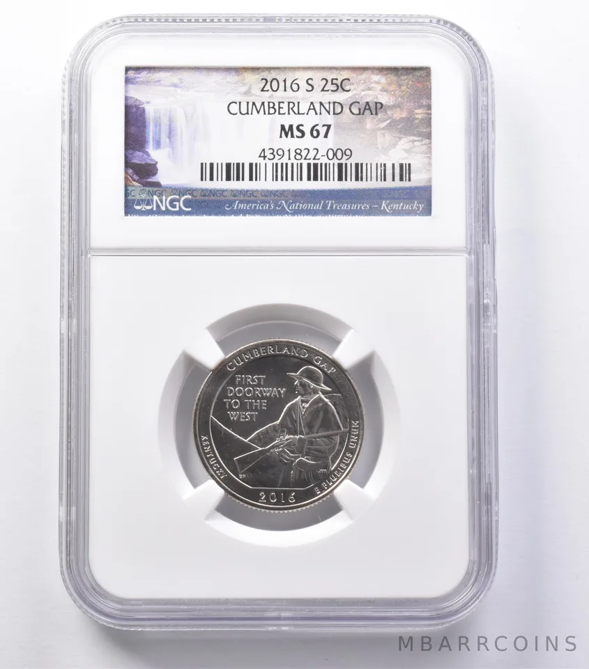 MS67 2016-S Washington Quarter Cumberland Gap NGC *5364