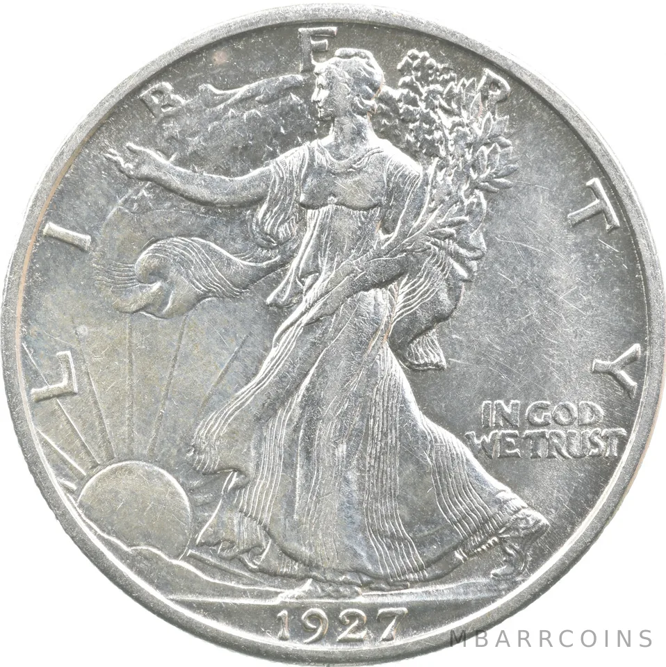 1927-S Walking Liberty Half Dollar a6253
