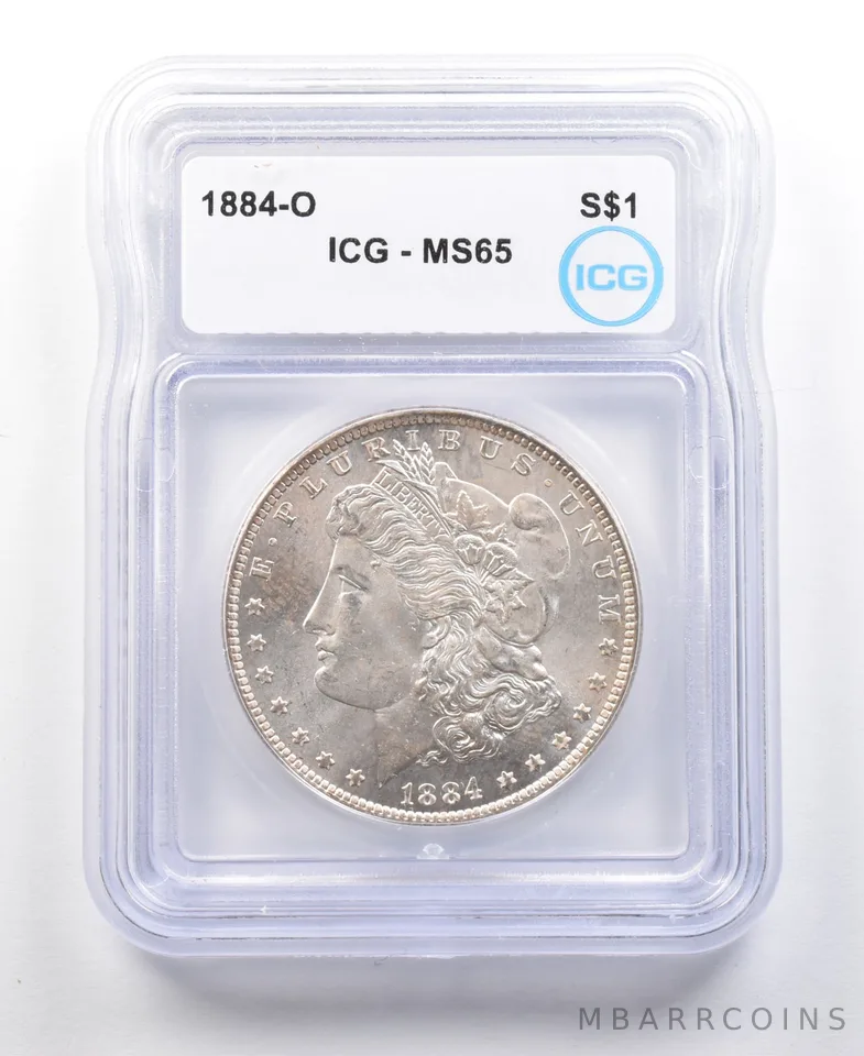 1884-O Morgan Silver Dollar MS65 ICG *4430