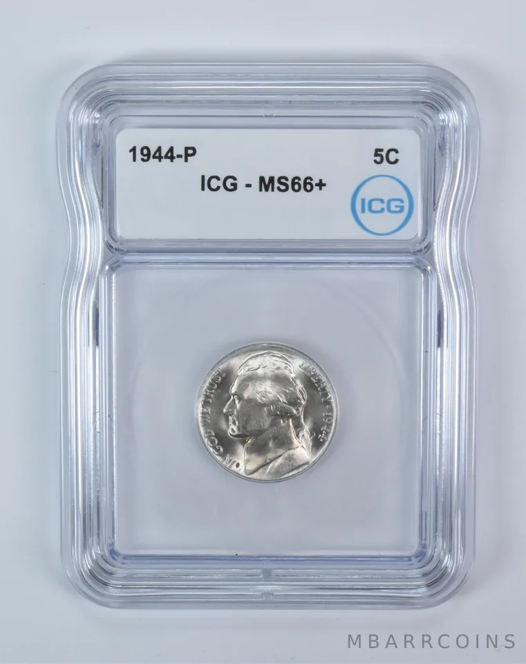 1944-P Jefferson Nickel MS66+ ICG