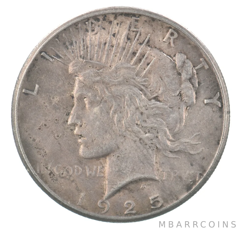 1925 Peace Silver Dollar Beautiful Tone *7598