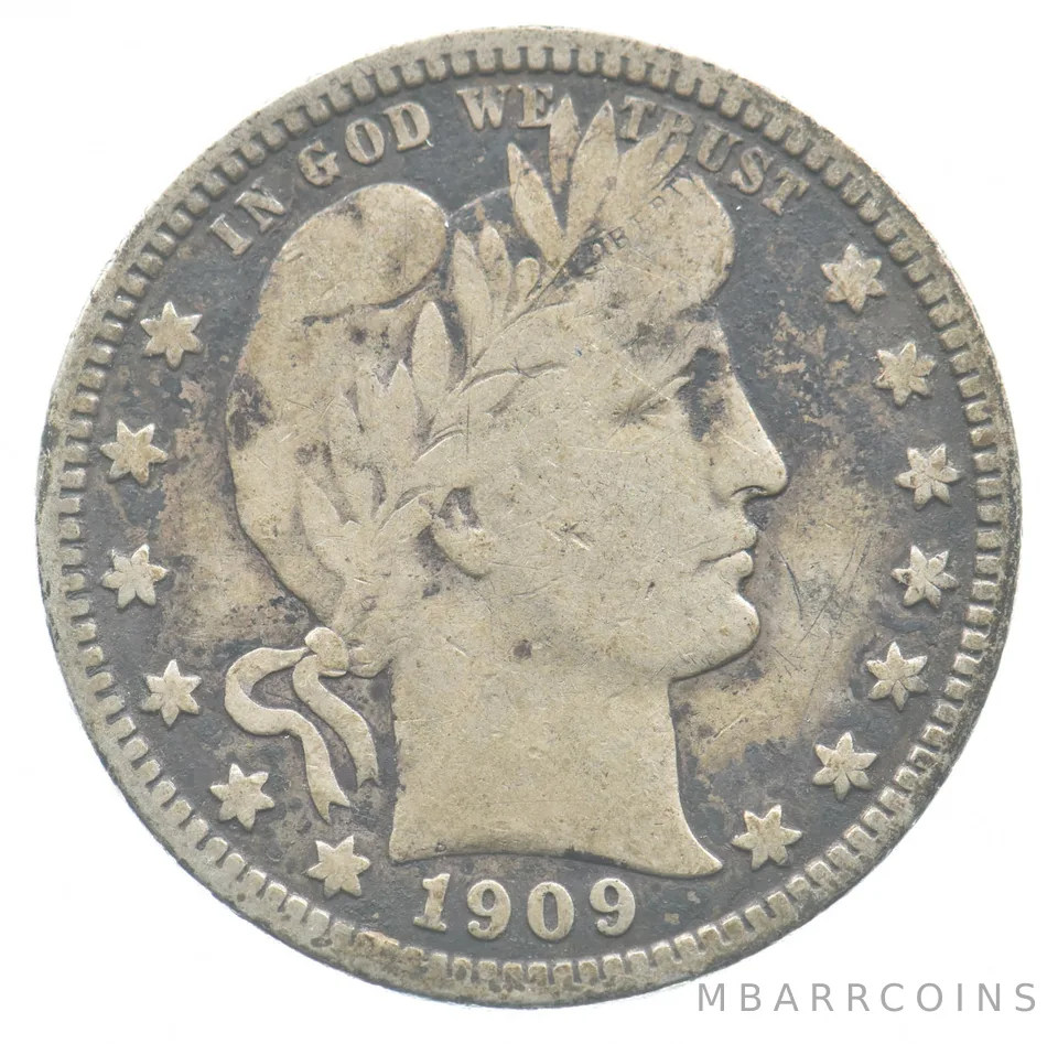 1909-D Barber Quarter *4765