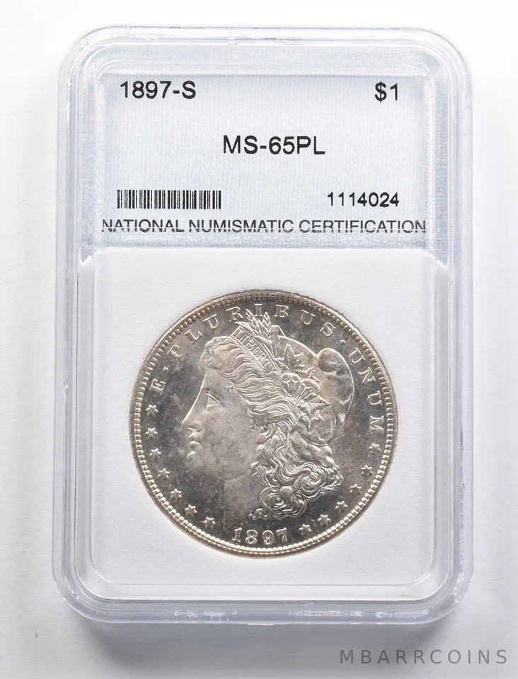 1897-S Morgan Silver Dollar a4908