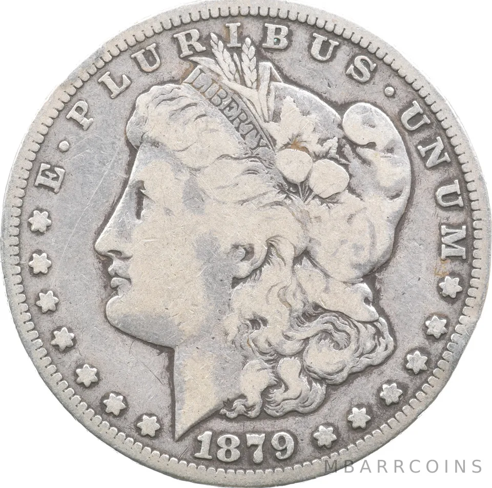 1879-CC Morgan Silver Dollar a7547