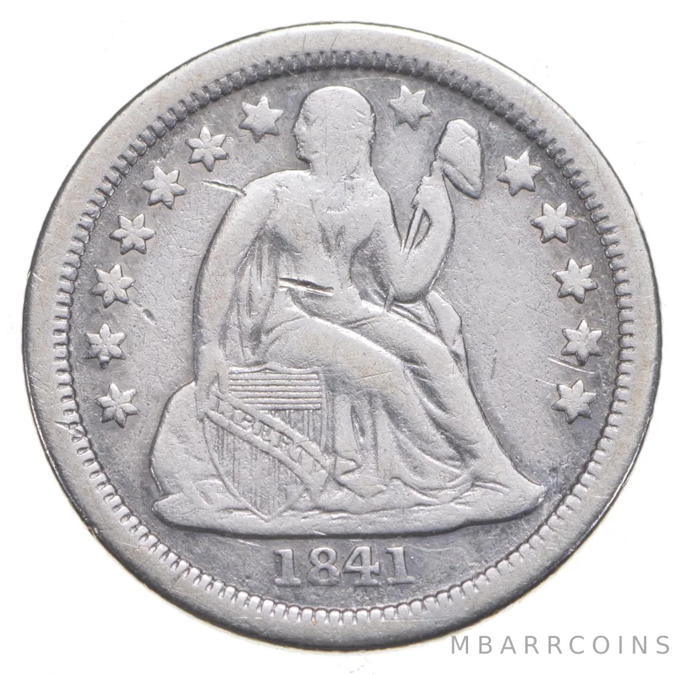 1841-O Seated Liberty Dime a3717
