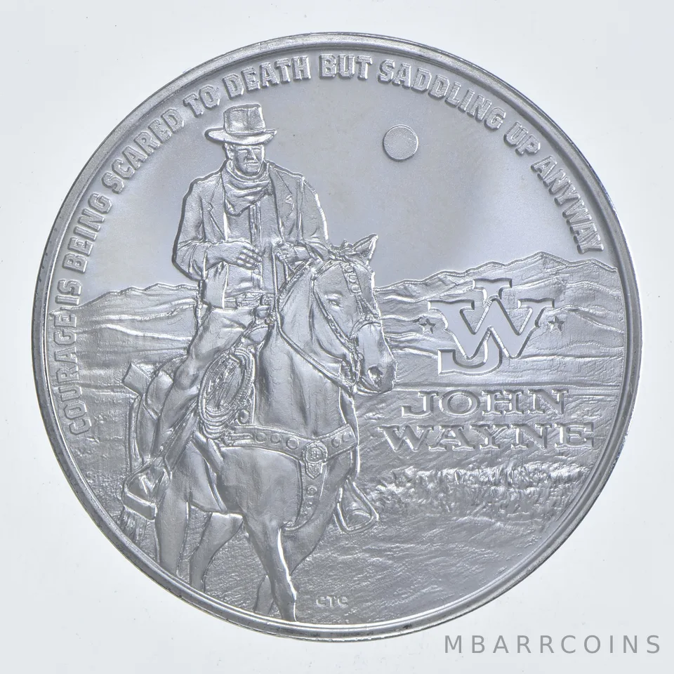 Better Date - 2024 John Wayne Silver Round World Coin- Silver *726