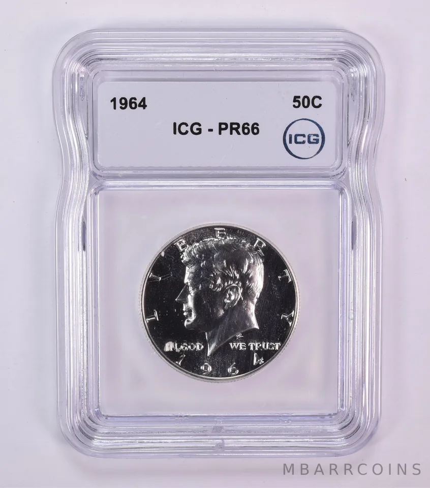 1964 Kennedy Half Dollar PR66 ICG