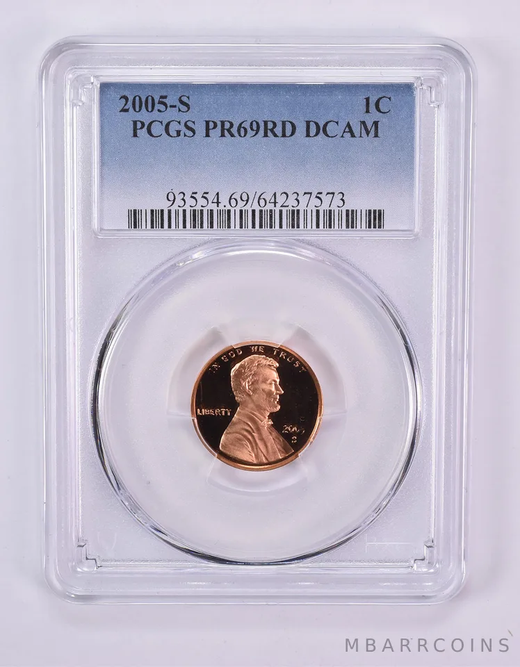 2005-S Lincoln Memorial Cent PR69 DCAM PCGS Blue Label