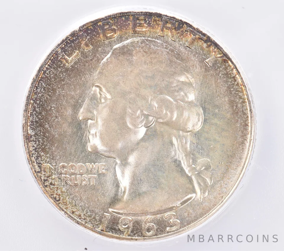 1963 Washington Quarter MS67 ICG Beautiful Tone *2531