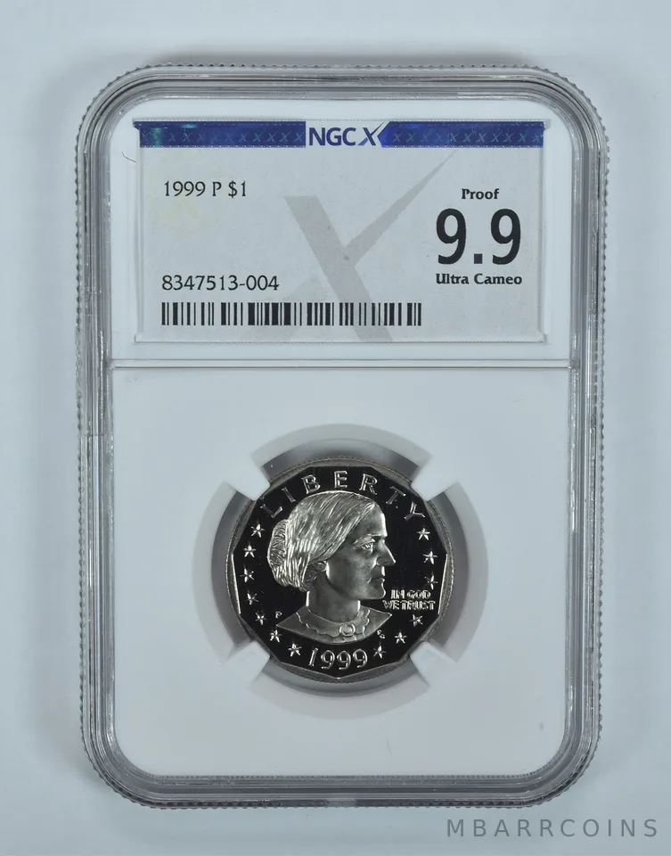 1999-P Susan B Anthony $1 Proof 9.9 UCAM NGC X NGCX
