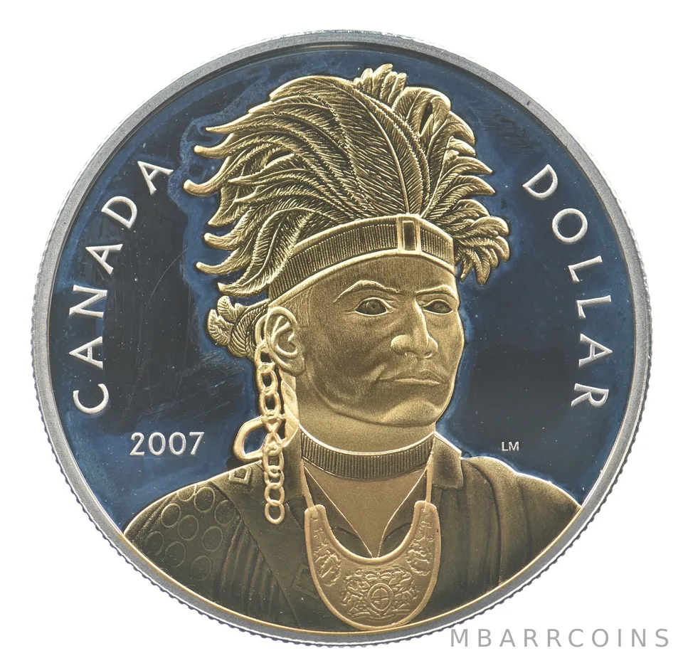 2007 Canada Silver Dollar Thayendanegea *2418