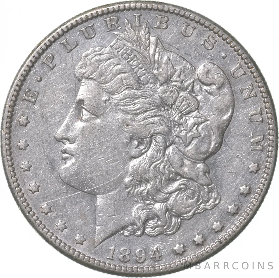1894-S Morgan Silver Dollar a7163