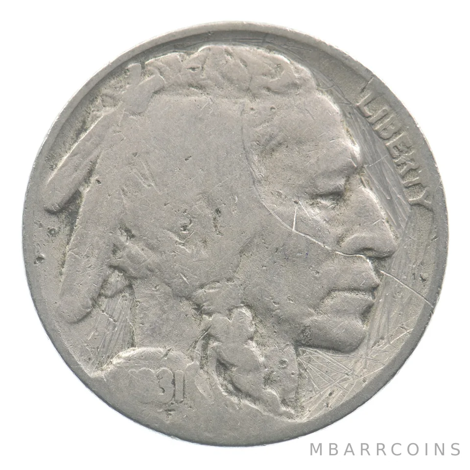 1931-S Indian Head Buffalo Nickel *7006