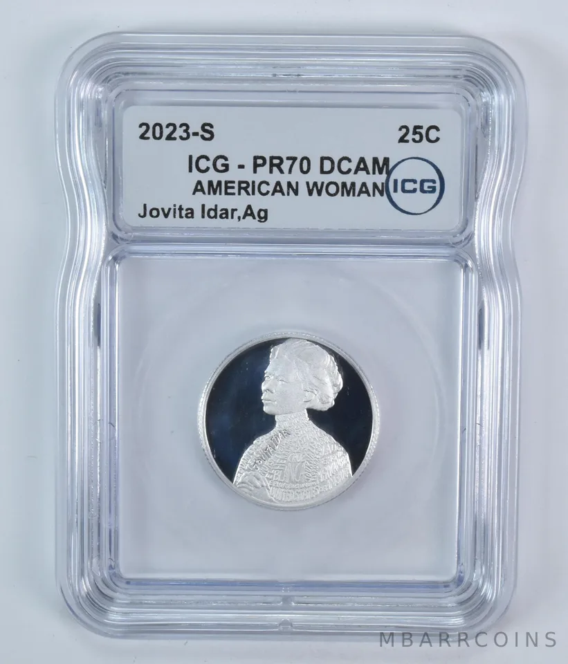 2023-S American Women Quarter Jovita Idar Silver PR70 DCAM ICG
