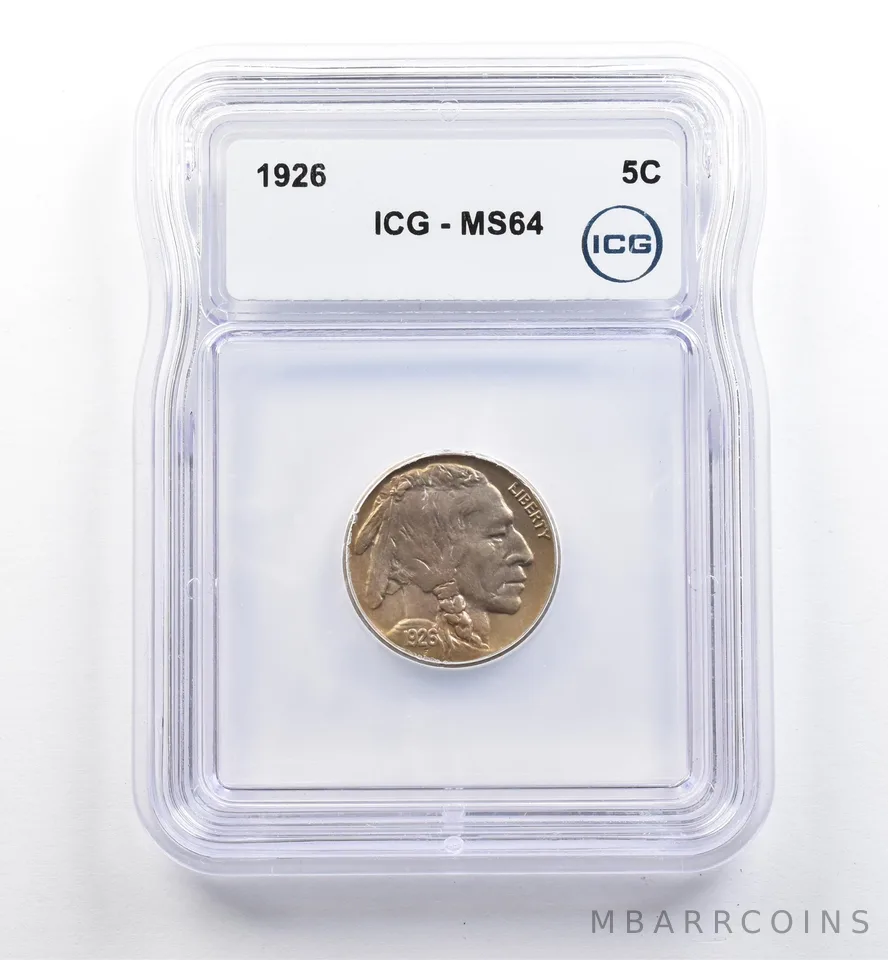 1926 Indian Head Buffalo Nickel MS64 ICG *9937