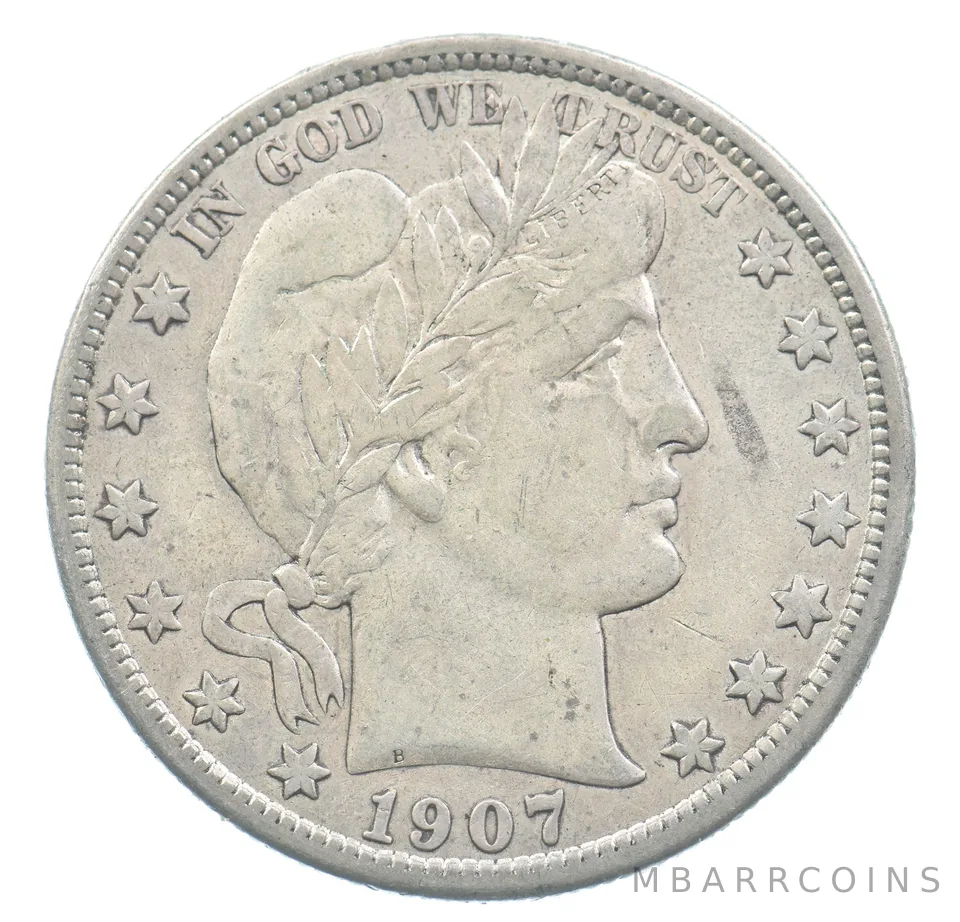 1907-D Barber Half Dollar *0070