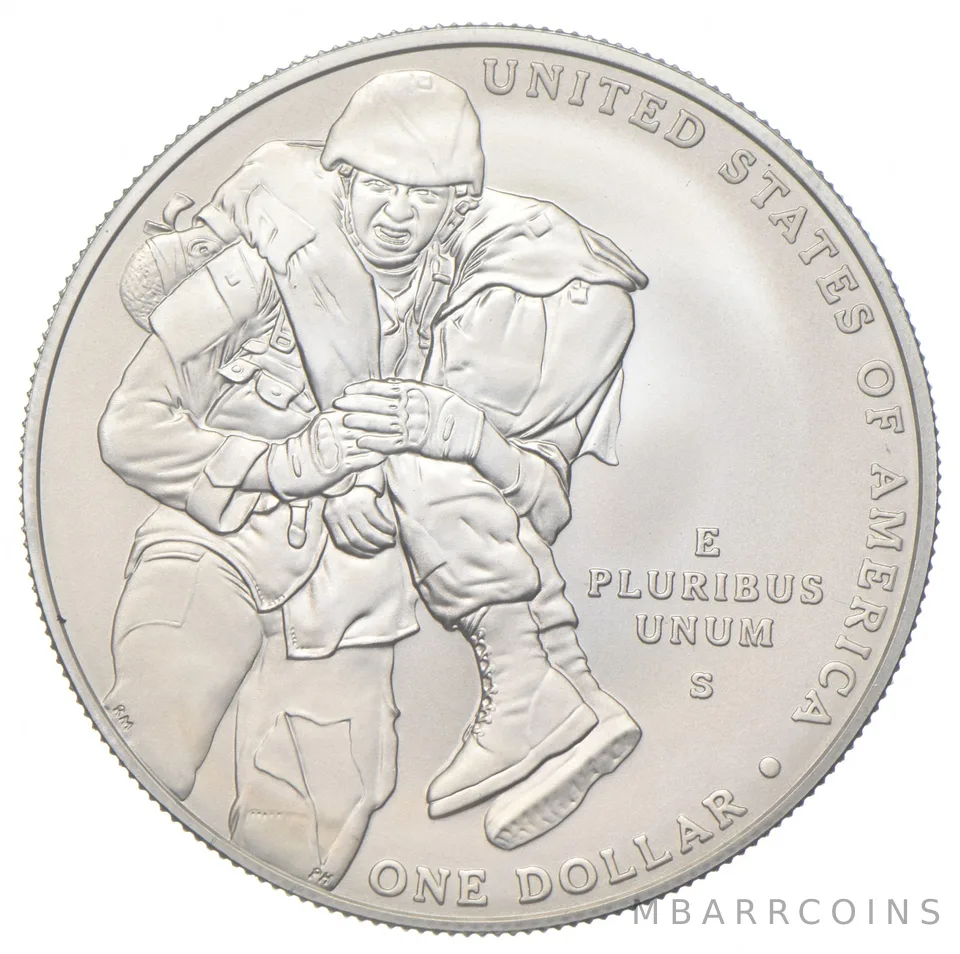 2011-S Unc Medal of Honor Commemorative Silver Dollar $1