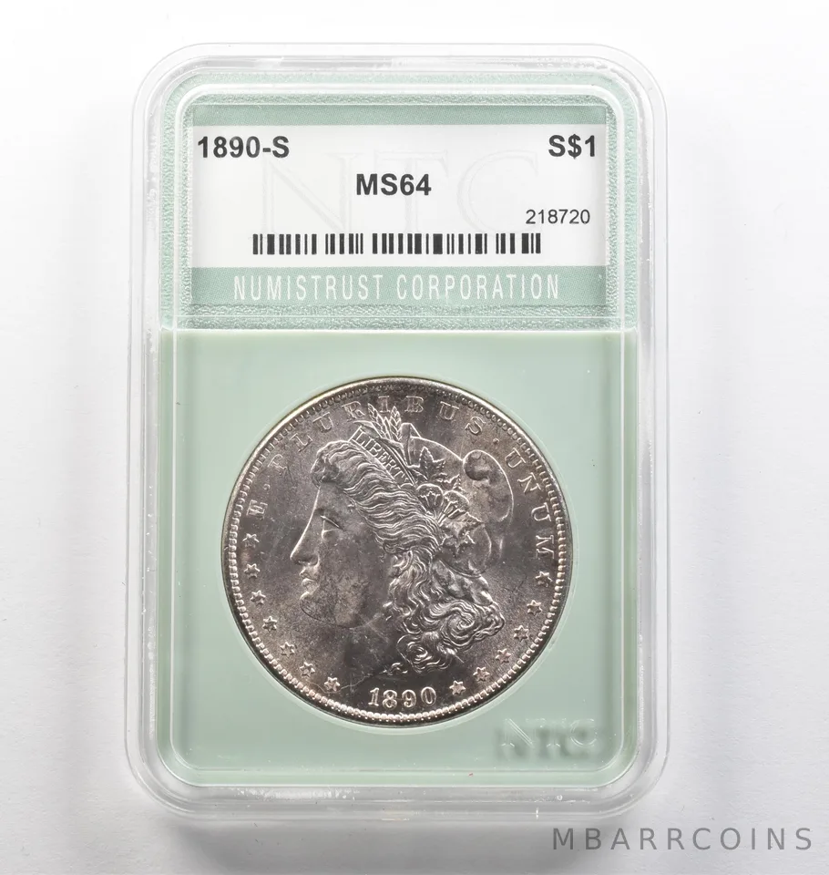 1890-S Morgan Silver Dollar Unc *4035