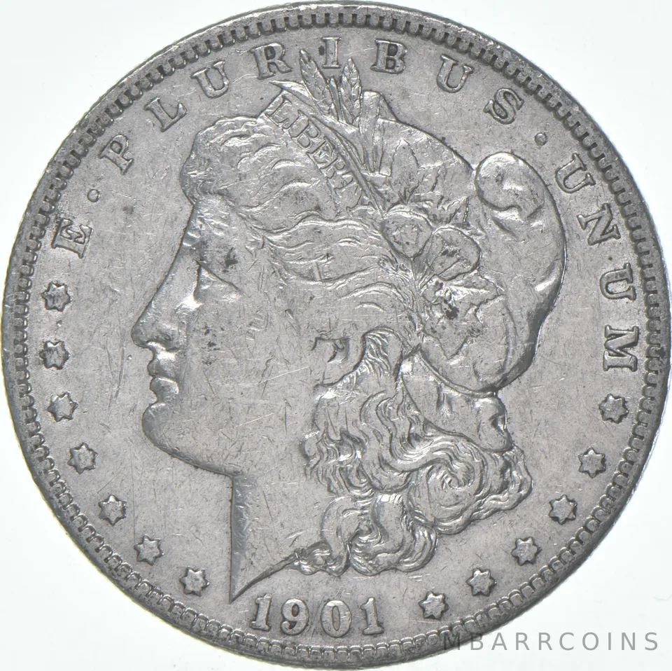 VF 1901-O Morgan Silver Dollar (1 coin)