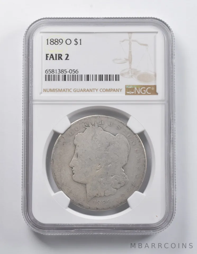 FAIR 2 1889-O Morgan Silver Dollar NGC *6901