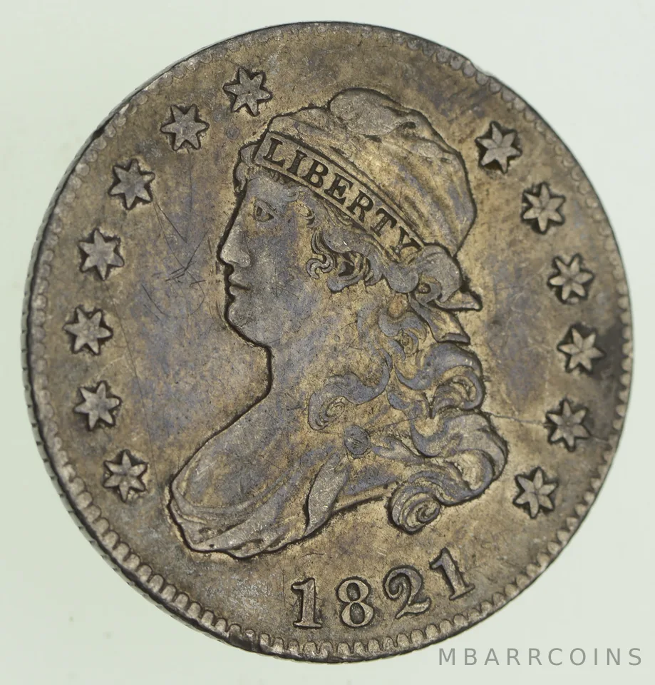 1821 Capped Bust Quarter - Circulated *8136