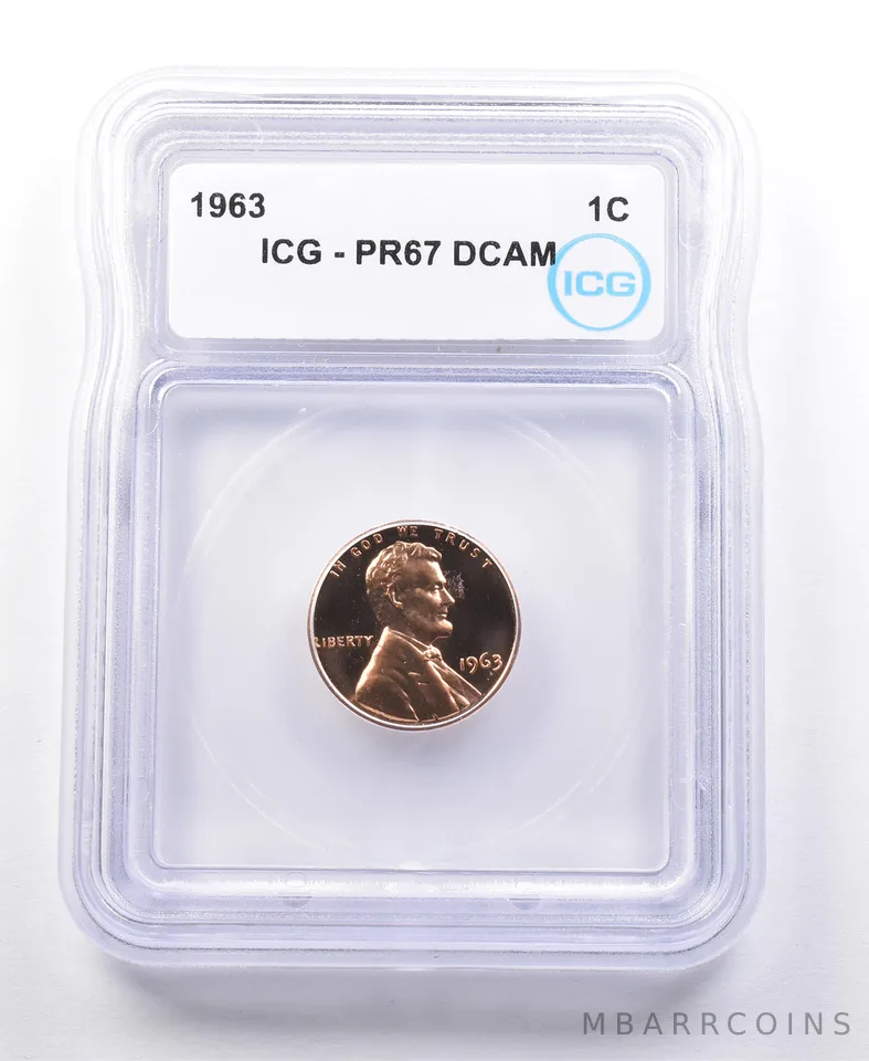1963 Lincoln Memorial Cent PR67 DCAM ICG *5018