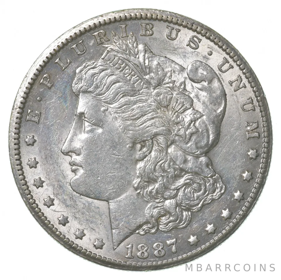 1887-S Morgan Silver Dollar a6706