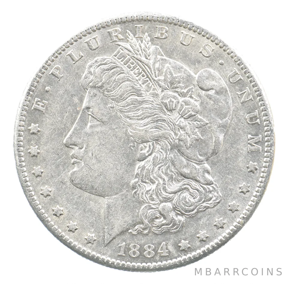 1884-S Morgan Silver Dollar a1841