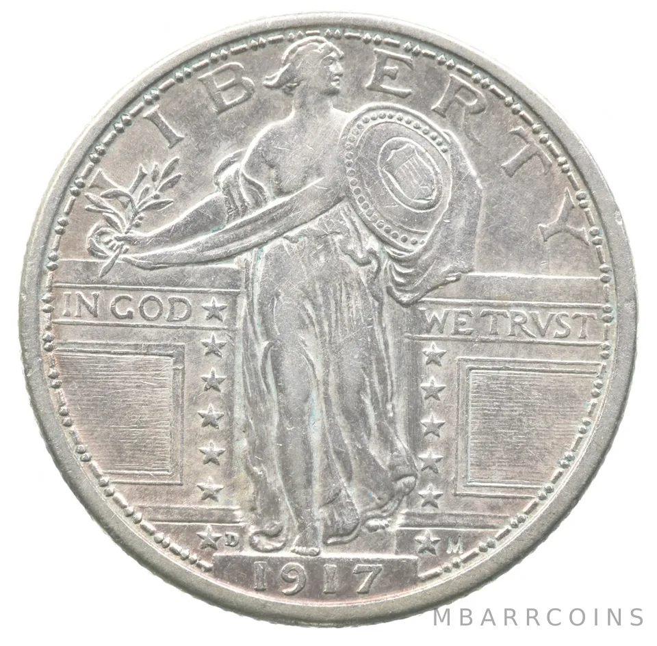 1917-D Standing Liberty Quarter T1 *8199
