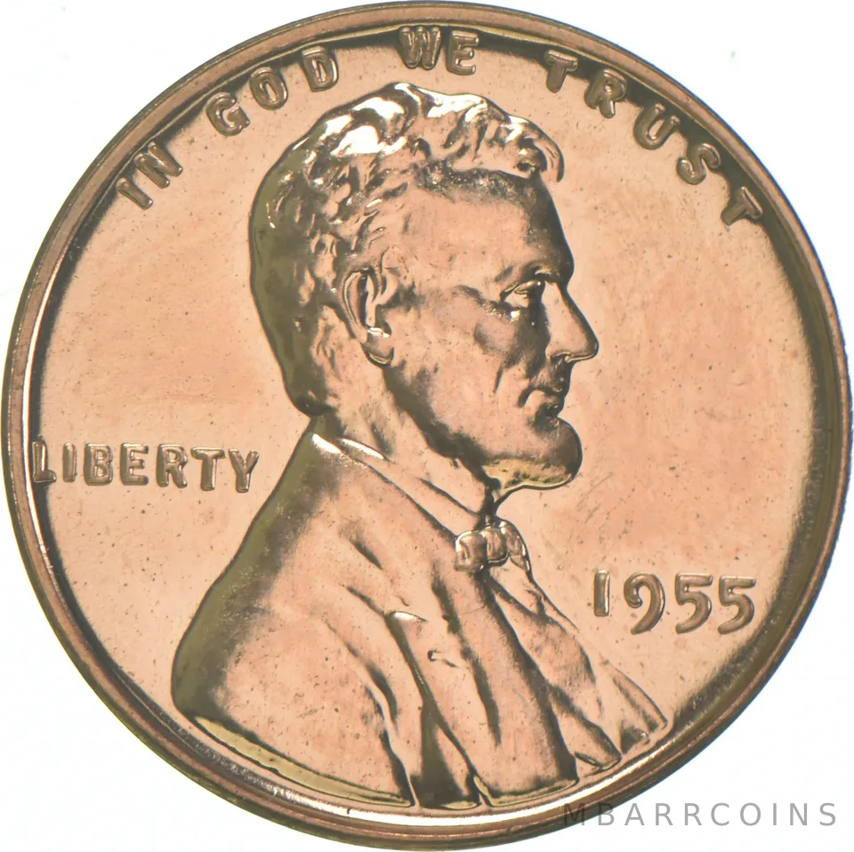 1955 Proof Lincoln Wheat Cent