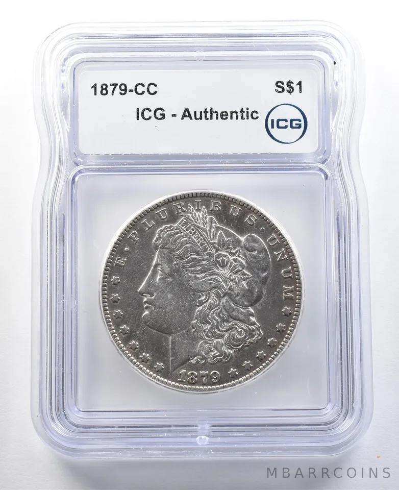 1879-CC Morgan Silver Dollar Authentic ICG *3331