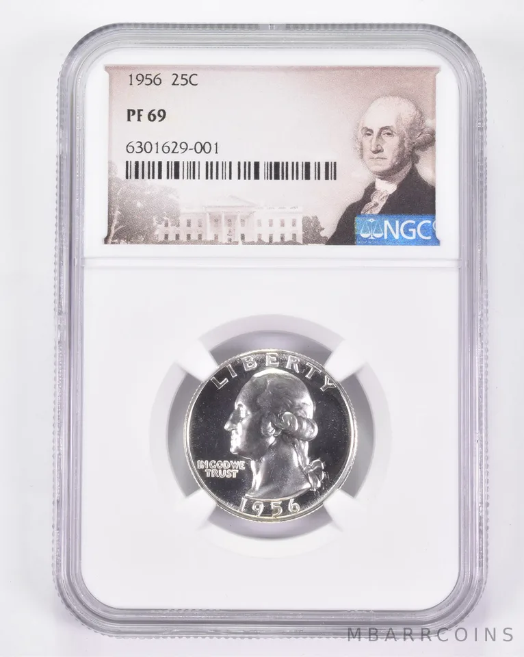 PF69 1956 Washington Quarter - Graded NGC Great Contrast *8980