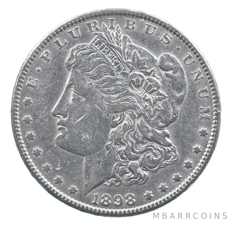 Better 1898 Morgan Silver Dollar - 90% US Coin - Nice Coin *582