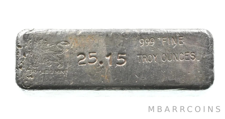 25.15 Troy Oz Silver Bar Doyle Mint *2596