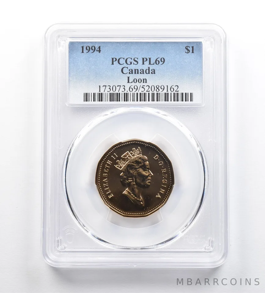 1994 Canada 1 Dollar Loon PL69 PCGS *9208