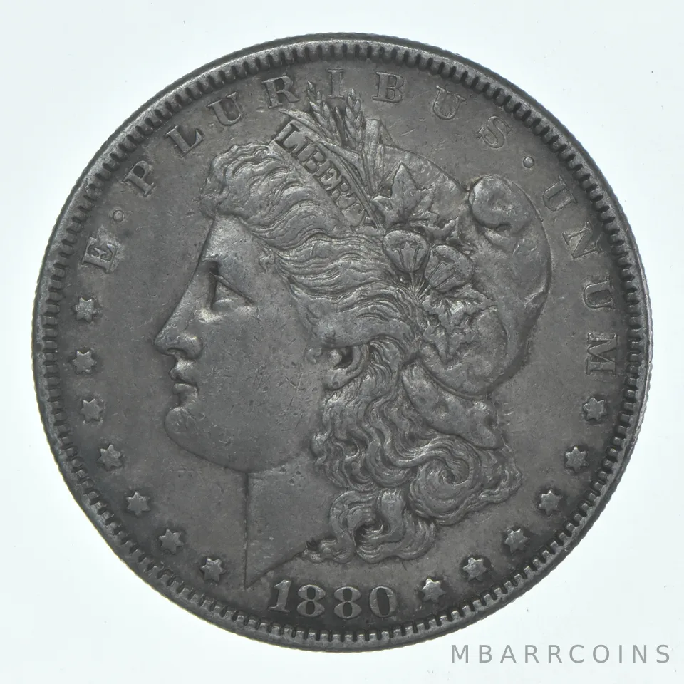XF 1880 (P) Morgan Silver Dollar (1 coin)