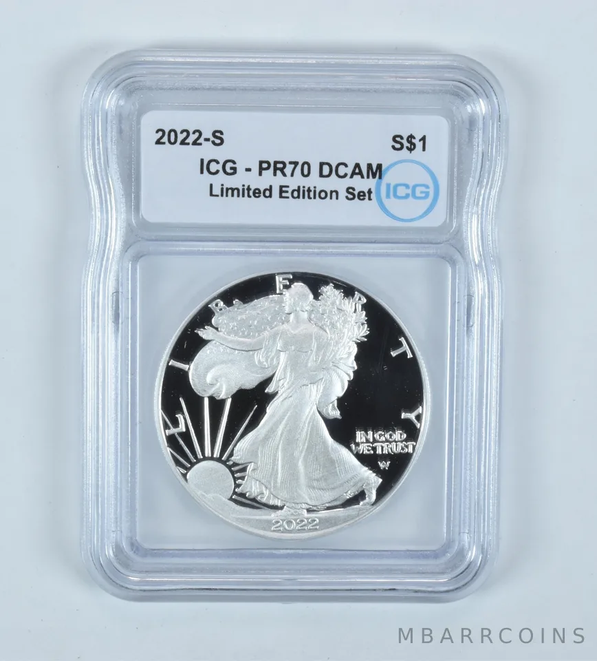 2022-S American Silver Eagle Limited Edition Set PR70 DCAM ICG