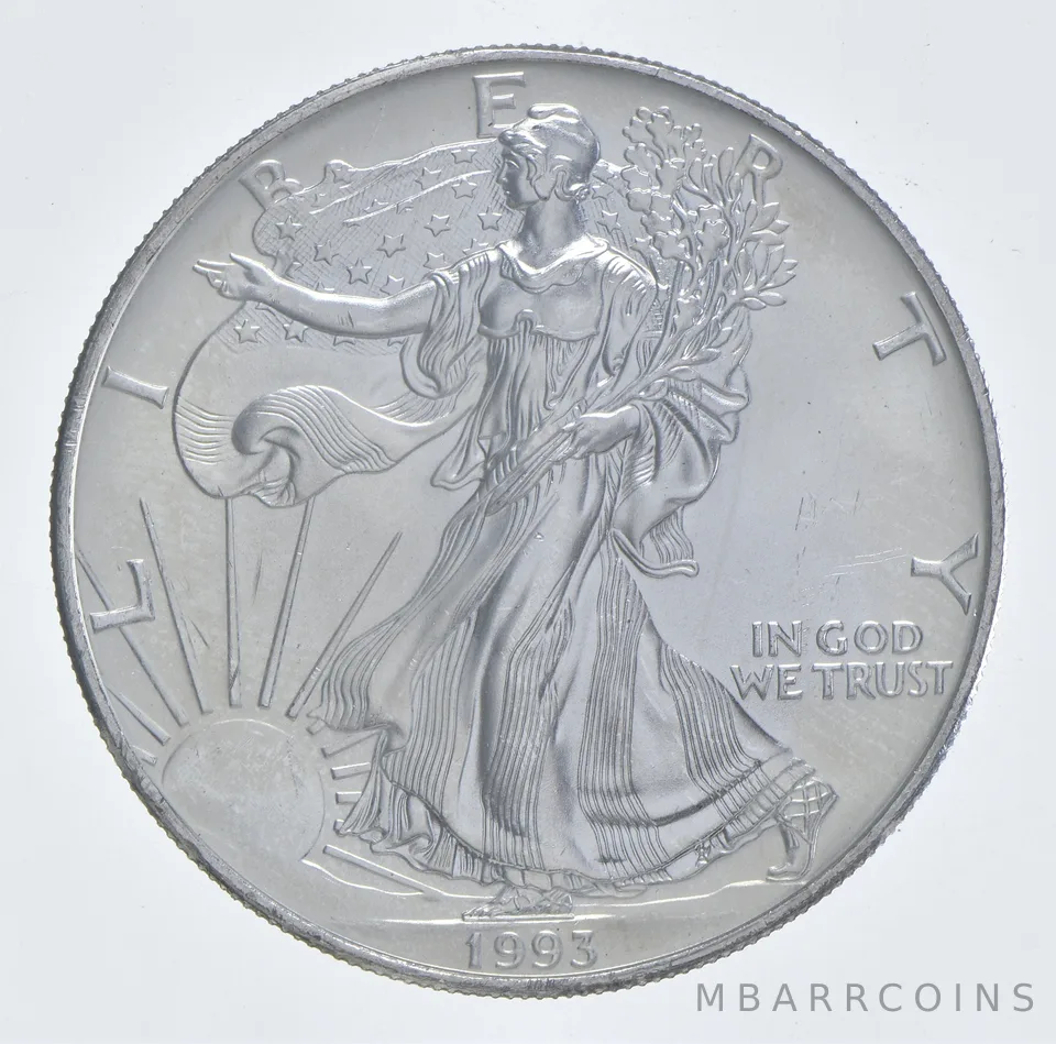 Better Date 1993 American Silver Eagle 1 Troy Oz .999 Fine Silver *012