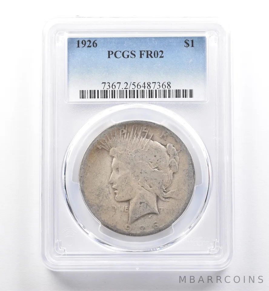1926 Peace Silver Dollar FR02 PCGS Lowball
